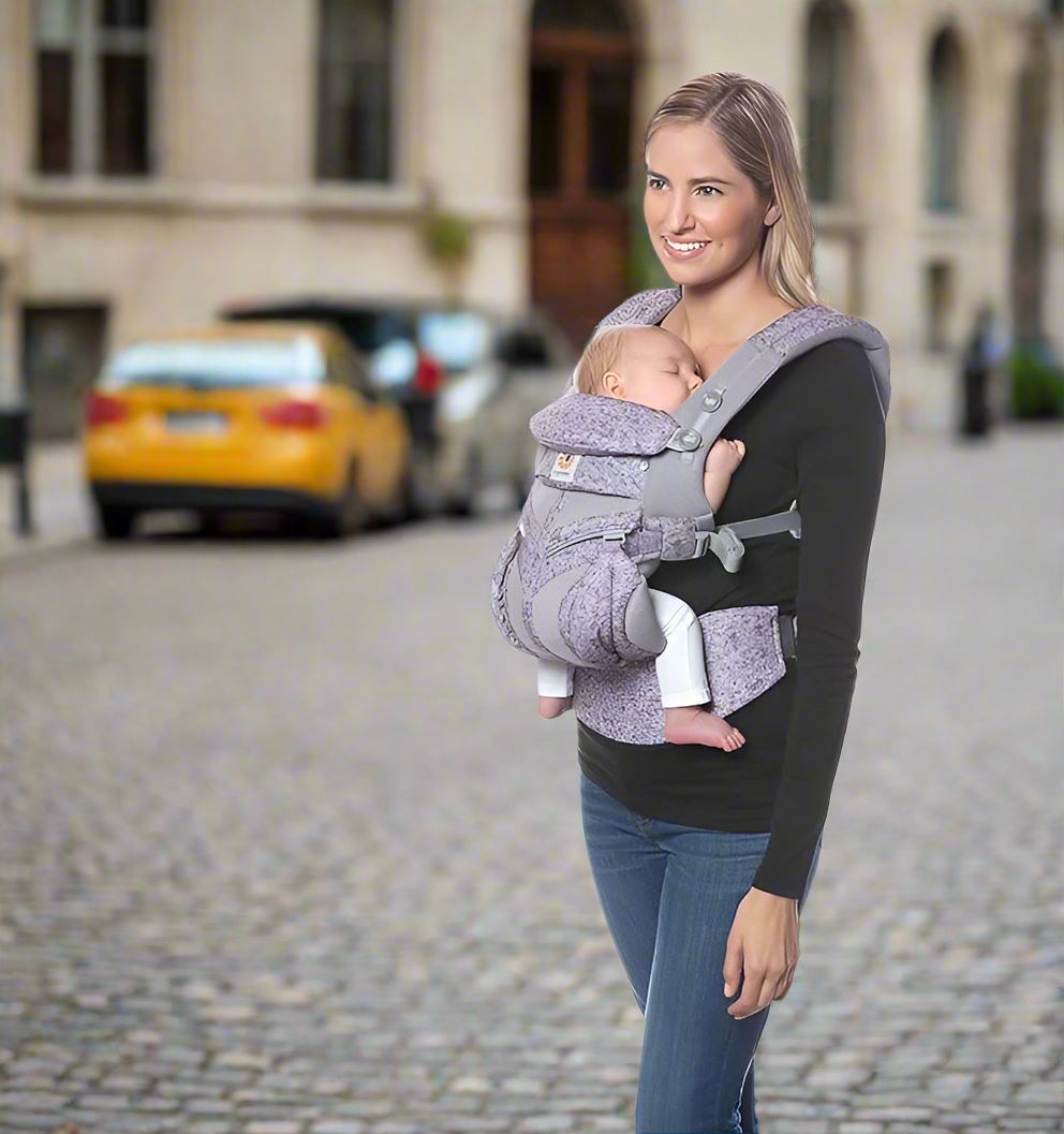 porte bebe mauve lavande confortable