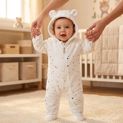 Combinaison bebe​ etoile doree