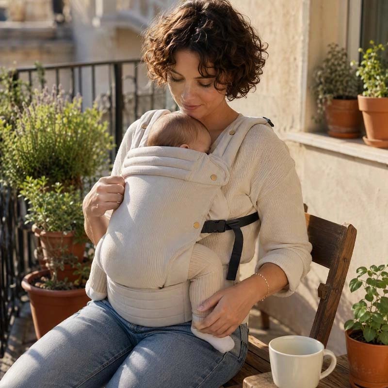  porte bebe maman bebe profite du soleil