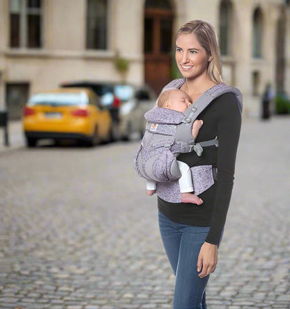 porte bebe mauve lavande confortable