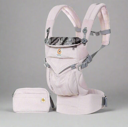 porte bebe rose maille