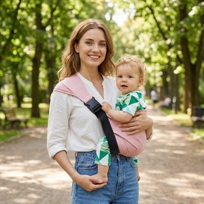 porte-bebe-rose-maman-promene-avec-bebe